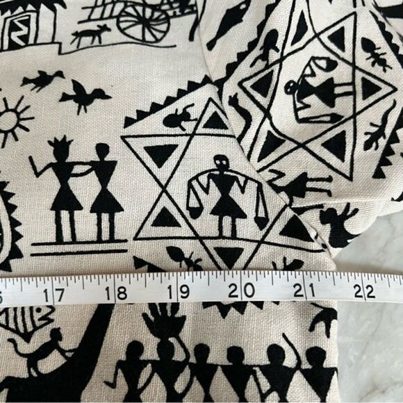 Sam Hilu Art To Wear Reversible Cotton Women's Jacket XS Black & Ivory New NWOT - Picture 7 of 7